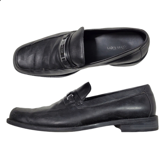 Calvin Klein Men Harrow slip on Dress Shoes Black - Picture 11 of 11